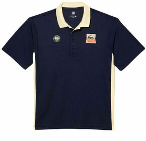 Muški teniski polo Lacoste Unisex Sport Roland Garros Edition Ultra-Dry Polo Shirt - navy blue/yellow