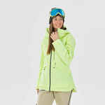 Skijaška jakna FR100 ženska neonsko-žuta
