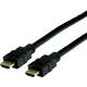 Value HDMI priključni kabel HDMI A utikač, HDMI A utikač 7.50 m crna 11.99.5695 dvostruko zaštićen HDMI kabel