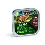 Monge BWild Grain Free Paté Terrine Large Breed - bivol s povrćem 100 g