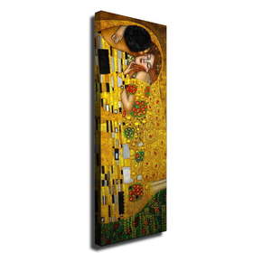 Zidna reprodukcija na platnu Gustav Klimt The Kiss