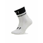Visoke unisex čarape Compressport Mid Compression V 2.0 SQTU3540002 White/Black