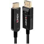 LINDY priključni kabel DisplayPort utikač, HDMI A utikač 10 m crna 38490 DisplayPort kabel