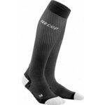 CEP WP20IY Compression Tall Socks Ultralight Black/Light Grey II