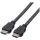Value HDMI priključni kabel HDMI A utikač 1.00 m crna 11.99.5731 sa zaštitom HDMI kabel