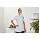 Kuharska bluza kratka ženska Chef bijela - XXL