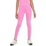 Dječje trenirke Nike Girls Dri-Fit One Legging - playful pink/white