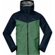 Bergans Skar Light 3L Shell Jacket Men Dark Jade Green/Navy Blue XL Jakna na otvorenom