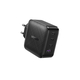 UGREEN GaN Tech zidni punjač 65W, 1×USB-A/3×USB-C, PD3.0/QC4.0+, crni