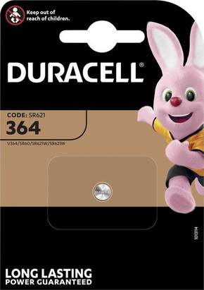 Duracell SR60 gumbasta baterija 364 srebrovo-oksidni 20 mAh 1.55 V 1 St.