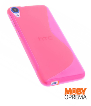 HTC DESIRE 820 roza silikonska maska