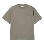 Muška majica Lacoste Embroidered Loose Fit Cotton T-shirt - grey