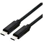 Roline USB-C kabel USB 4.0 USB-C® utikač 0.50 m crna sa zaštitom 11029091