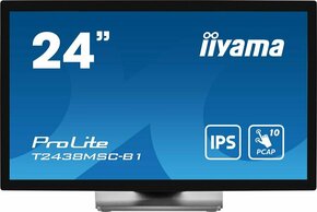 Iiyama ProLite T2438MSC-B1 zaslon na dodir Energetska učinkovitost 2021: E (A - G) 61 cm (24 palac) 1920 x 1080 piksel 16:9 5 ms HDMI™