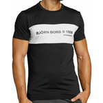 Muška majica Björn Borg Stockholm Blocked T-shirt M - black beauty