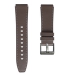 Kožni remen za sat Samsung Galaxy Gear S3 Classic (SM-R770) / Gear S3 Frontier (SM-R760) (22 mm) - Siva