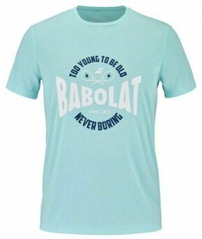 Muška majica Babolat Exercise Graphic Tee Men - angel blue heather