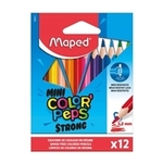 Maped - Bojice Maped Color'peps Strong Mini, 12 komada