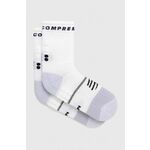 Visoke unisex čarape Compressport Pro Marathon V 2.0 SMCU3780002 White/Black