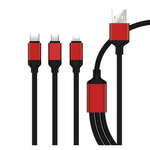 MM Adapter 3u1 Micro USB/Type C/ Lightning 1,2m