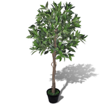 vidaXL Umjetno stablo lovora s teglom 120 cm