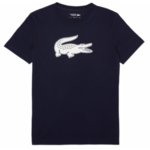 Muška majica Lacoste SPORT 3D Print Crocodile Breathable Jersey T-shirt - navy blue/white