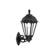 Fumagalli Bisso/Salem vanjska zidna lampa, E27, crna