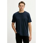 Pamučna majica Paul&Shark Knitwear mornarsko plava 15311636