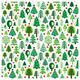 Click Props Background Vinyl with Print Christmas Trees 1,52x1,52m studijska foto pozadina s grafikom