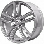 Aluminijski naplatak RC Design RC27 6,5x16 5/112 ET44 V7 Srebrna/Kristallsilber - EAN kod 4250145477496