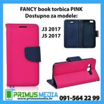 FANCY book torbica ROZA za Samsung J3/J5 2017