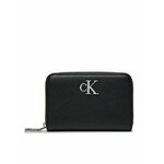 Mali ženski novčanik Calvin Klein Minimal Monogram Med Za K60K611500 Black BEH