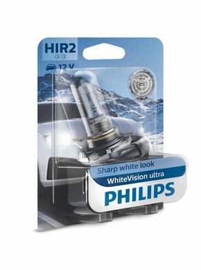 Philips WhiteVision Ultra (12V) - do 60% više svjetla - do 35% bjelije (4200K)Philips WhiteVision Ultra (12V) - up to 60% more light - up to 35% - HIR2-WVUL-1