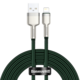 USB cable for Lightning Baseus Cafule, 2.4A, 2m (green)