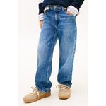 Dječje traperice Tommy Hilfiger HERITAGE FLAG BAGGY plava KB0KB10343.104.122.PPY2