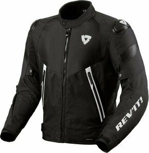 Rev'it! Jacket Control H2O Black/White XL Kožna jakna