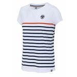 Ženska majica Roland Garros Tee Shirt Mariniere - blanc