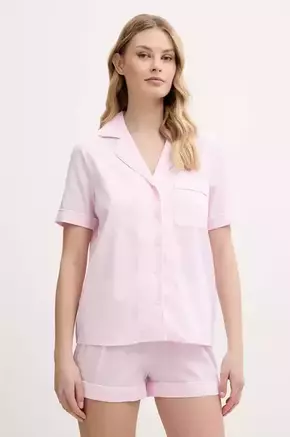 Guess Pidžama O5GX10 WH1K1 Ružičasta Regular Fit