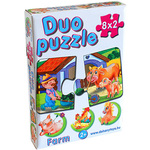 DUO Puzzle Farm životinjama - D-Toys