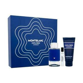 Montblanc Explorer Ultra Blue Set parfemska voda 100 ml + parfemska voda 7