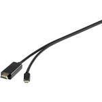 Renkforce USB-C® / HDMI adapterski kabel USB-C® utikač, HDMI A utikač 1.80 m crna RF-4535910 USB-C® Display kabel