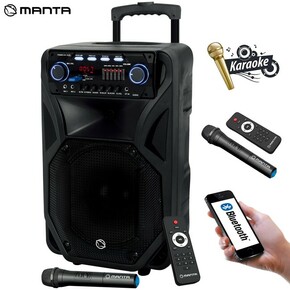 Manta SPK5021 PRO FONOS prijenosni KARAOKE zvučnik