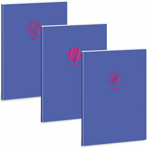 Ars Una: Soft Touch Violet Spring ekstra točkasta bilježnica A/4