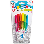 Fiorella kemijske olovke u boji set od 6 kom - Carioca