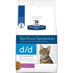 Hill's Prescription Diet d/d Food Sensitivities suha mačja hrana, patka &amp; grašak 1,5 kg