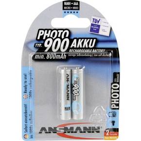 Ansmann Photo maxE HR03 micro (AAA) akumulator NiMH 900 mAh 1.2 V 2 St.