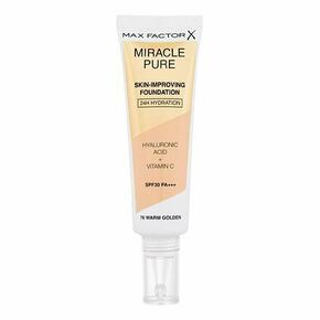 Max Factor Miracle Pure Skin-Improving Foundation puder za sve vrste kože 30 ml nijansa 76 Warm Golden