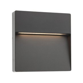 REDO 9625 | Even-RD Redo zidna svjetiljka 1x LED 420lm 3000K IP54 tamno siva