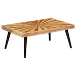 Stolić za kavu od masivnog drva manga 90 x 55 x 36 cm
