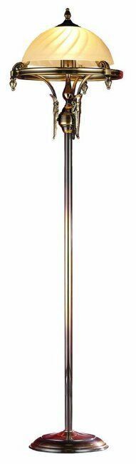 AMPLEX 8212 | Cordoba-II Amplex podna svjetiljka 173cm sa prekidačem na kablu 1x E27 bronca